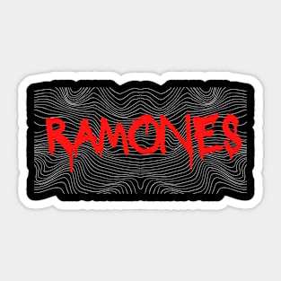 ramones red Sticker